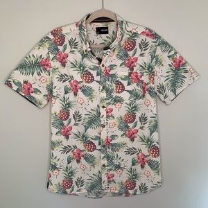 Tropical Men’s Button Down Shirt